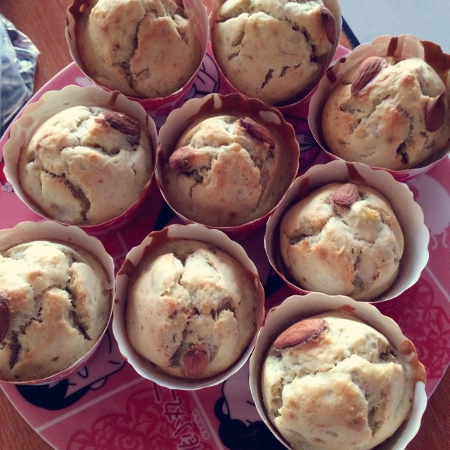 快手香蕉纸杯蛋糕