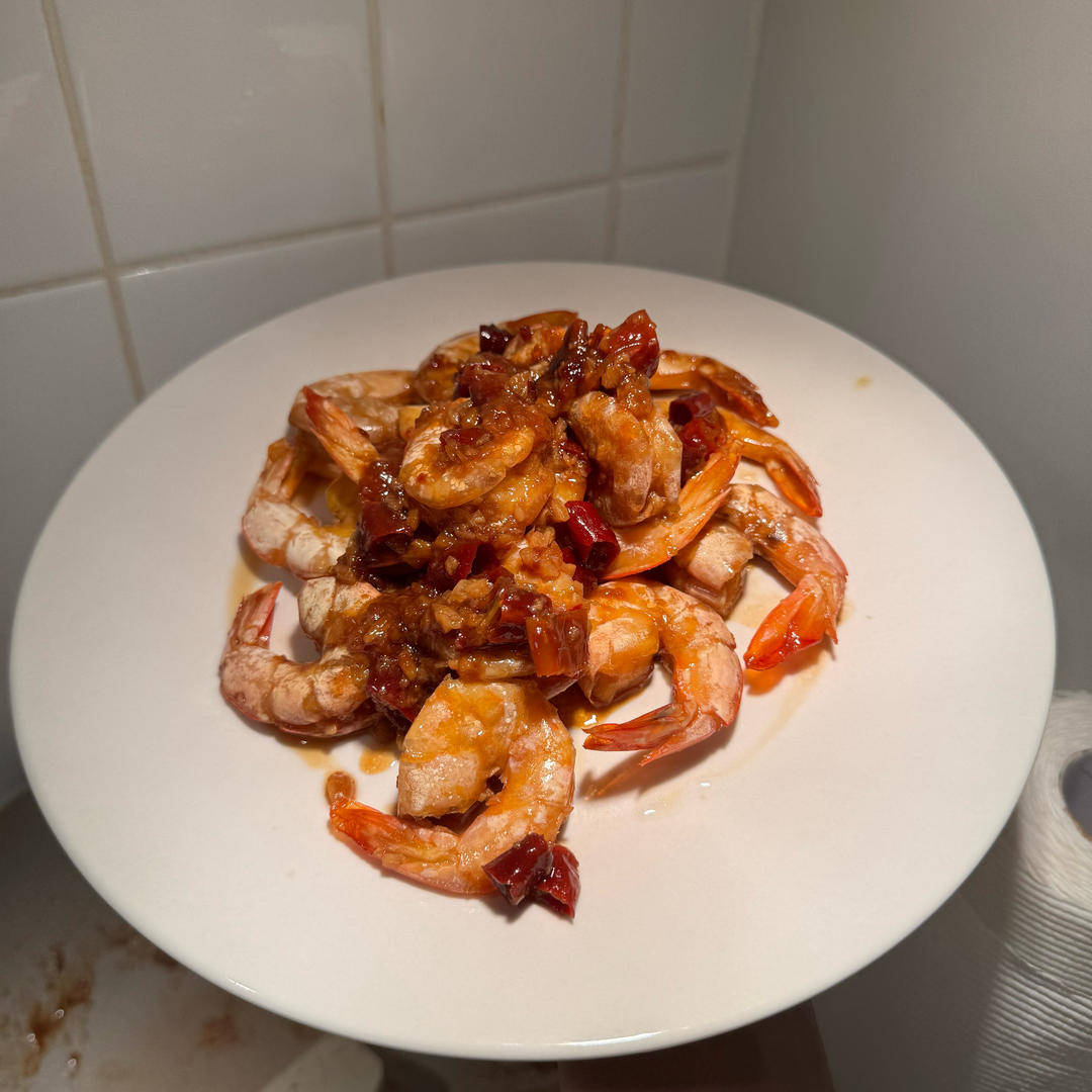 蒜蓉炒大虾