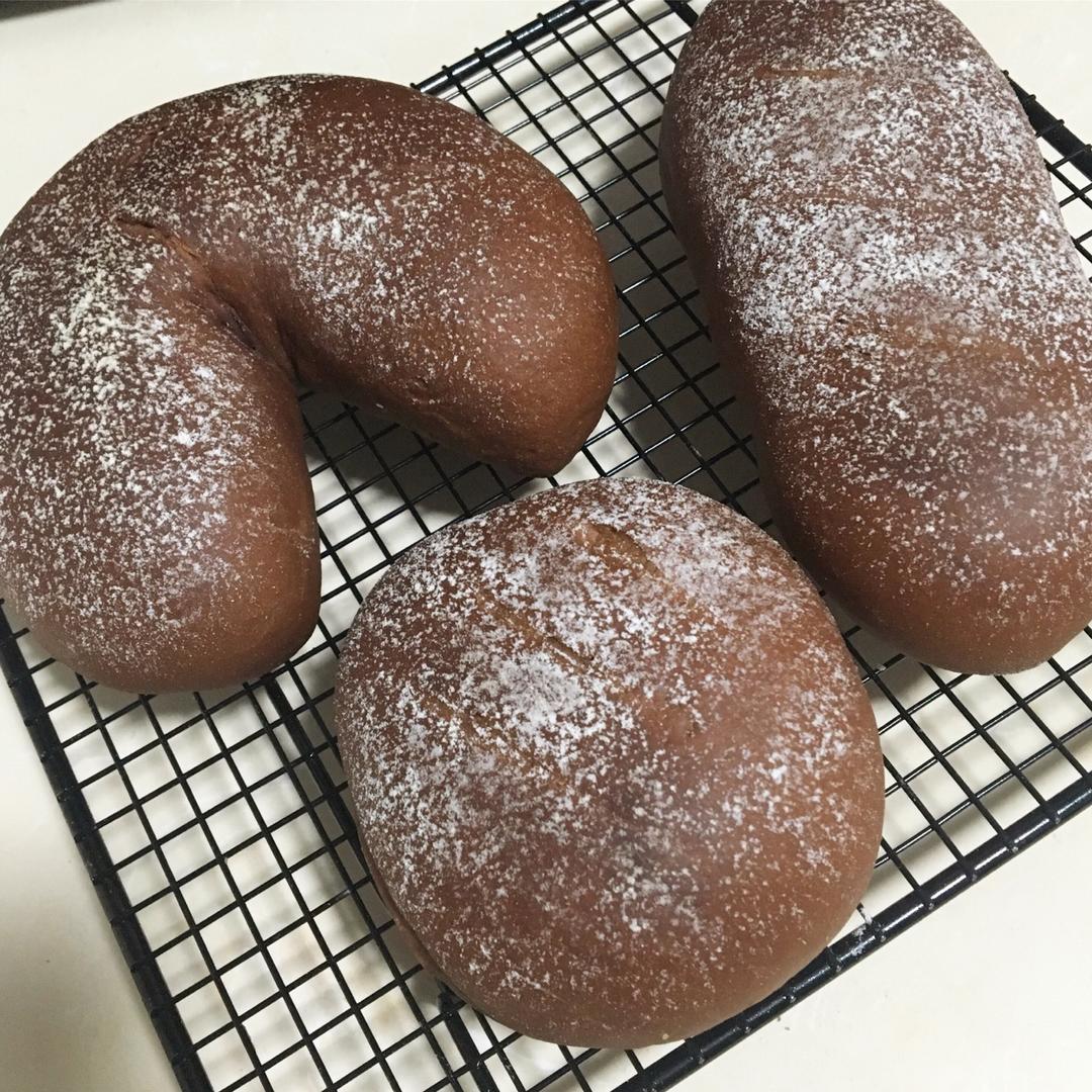 麻薯核桃夹心软欧包