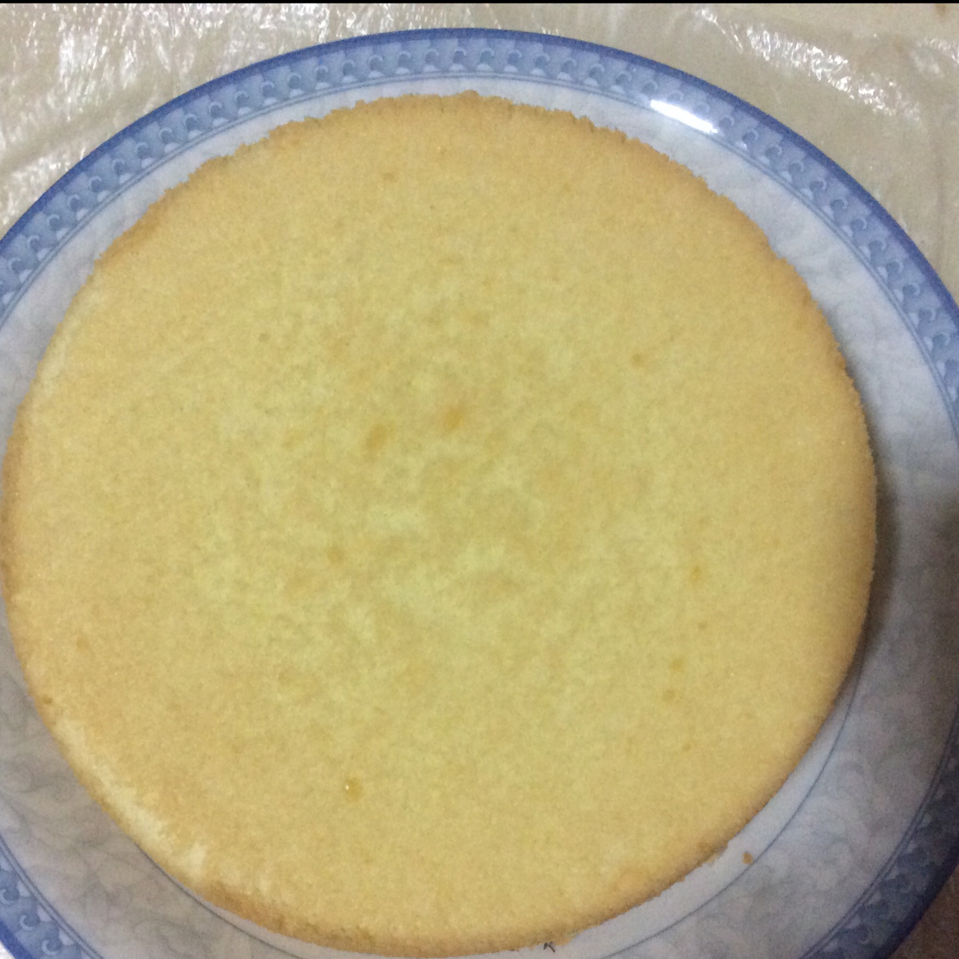 6寸原味戚风蛋糕