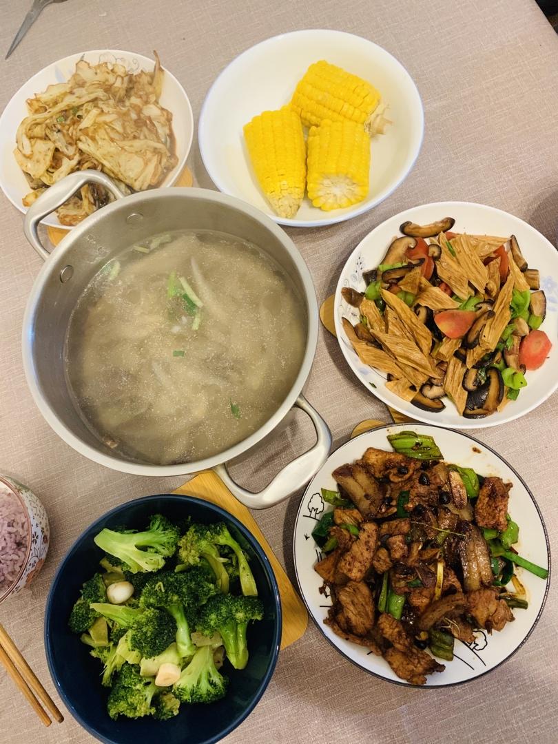 腐竹烧香菇