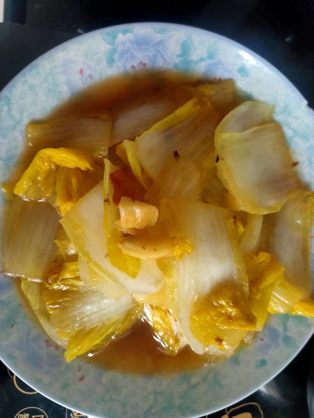 最容易的家常菜之——清炒大白菜
