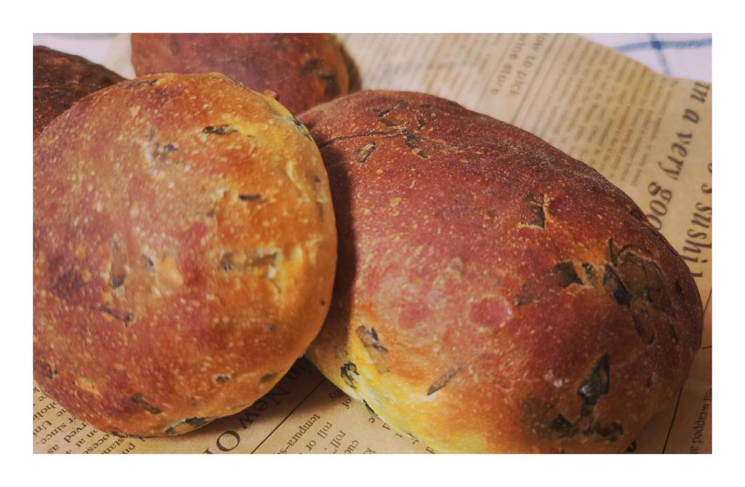 菠菜芝士咸面包