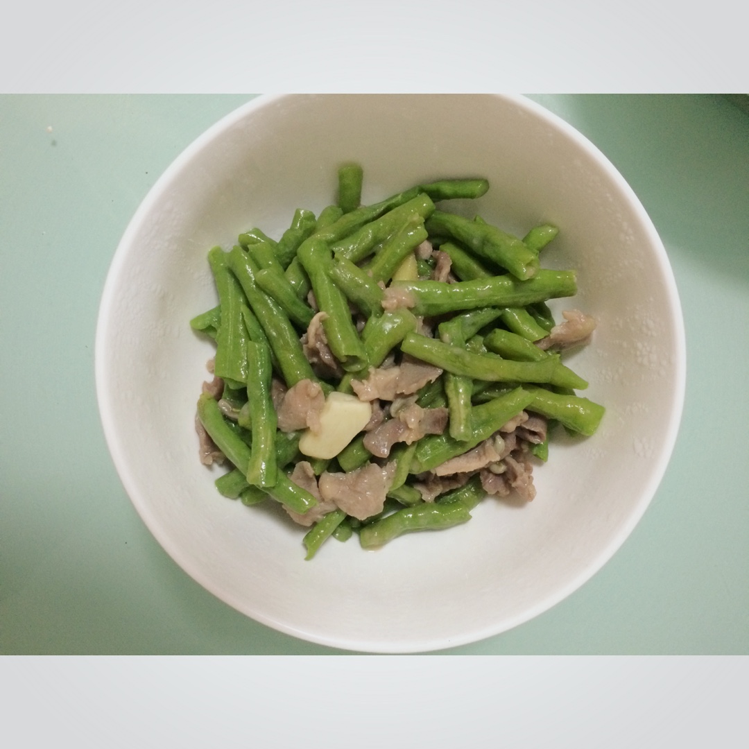 豆角炒肉