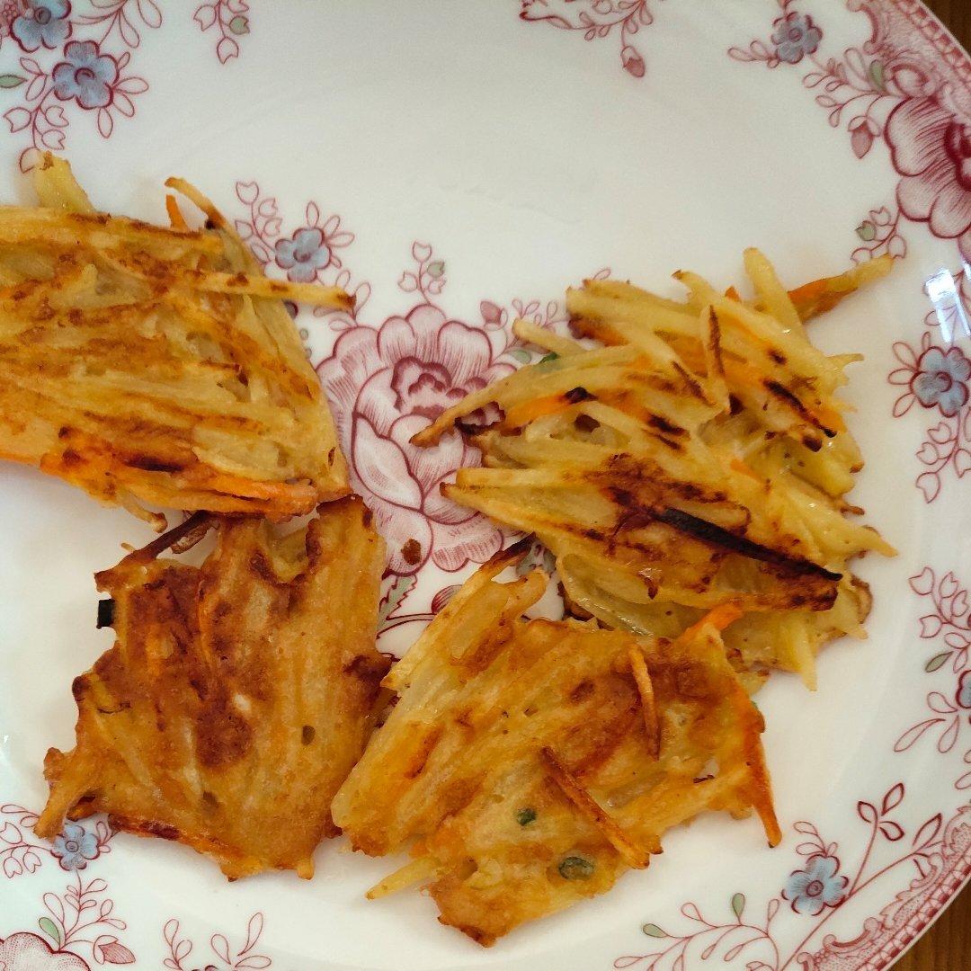 土豆丝鸡蛋饼