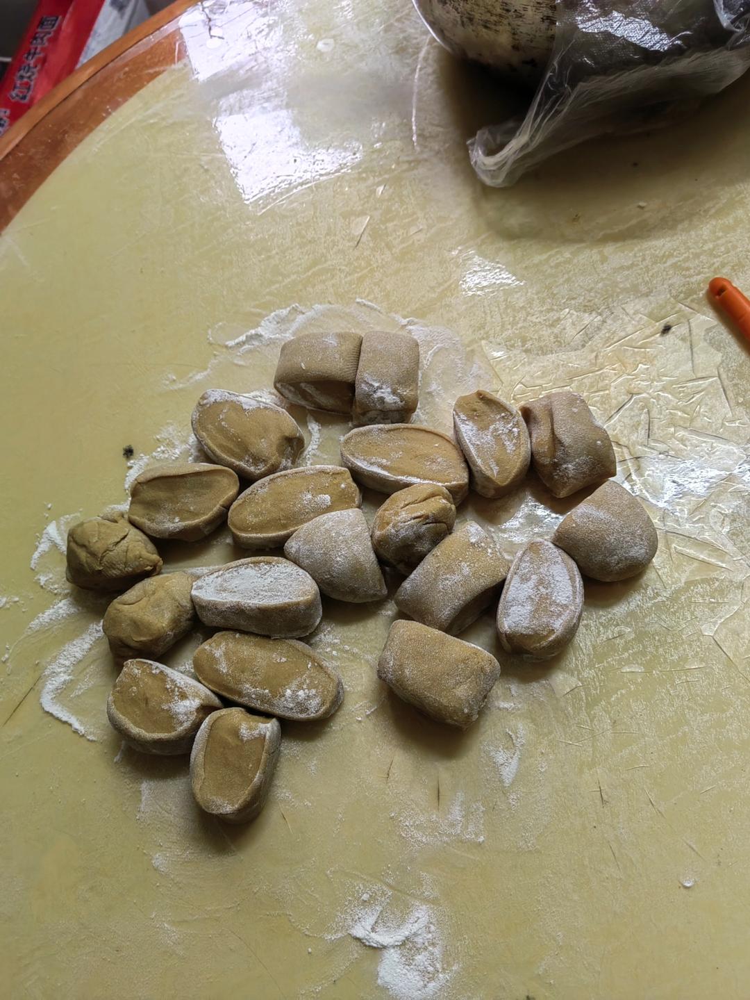 潮汕小吃【红糖肚脐饼】，香甜酥脆