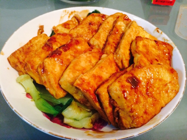 虾皮锅塌豆腐 （鲁菜）