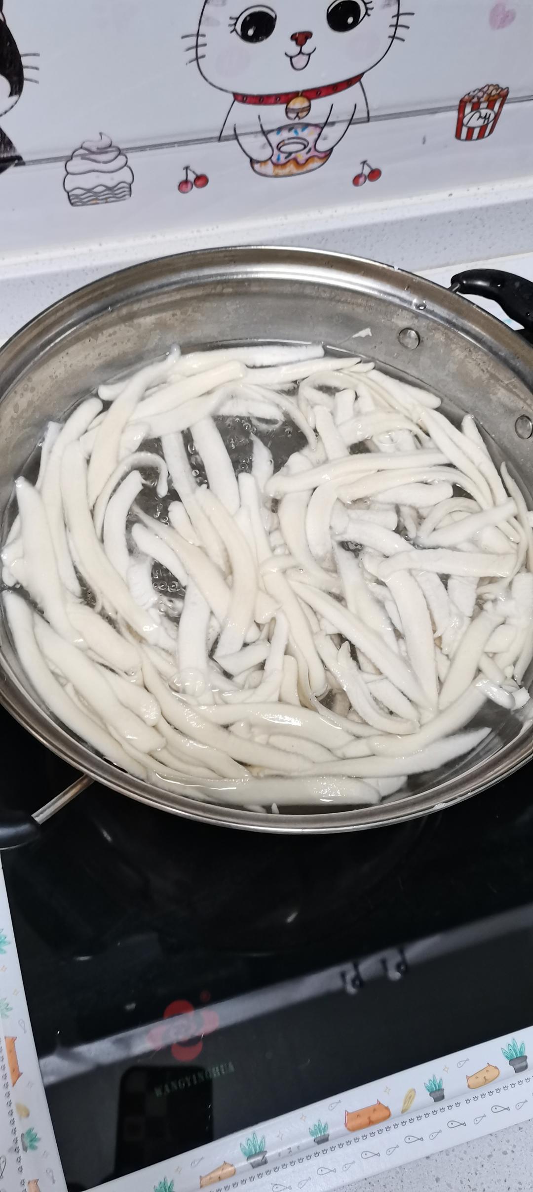 刀削面的面制作