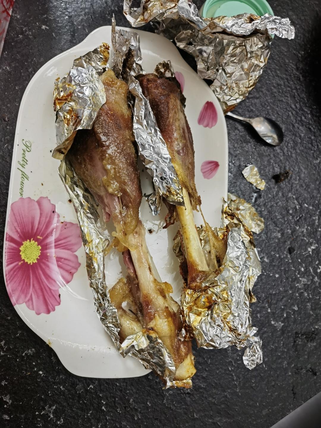 无敌好吃烤羊腿（快手）