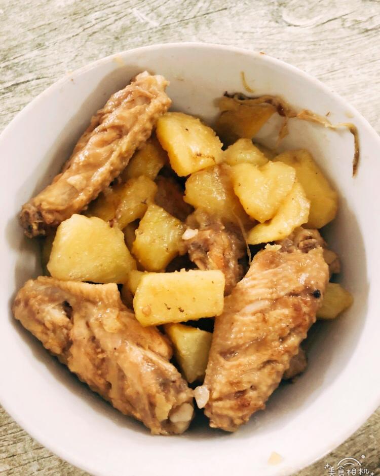 土豆炖鸡翅（快手零失败）