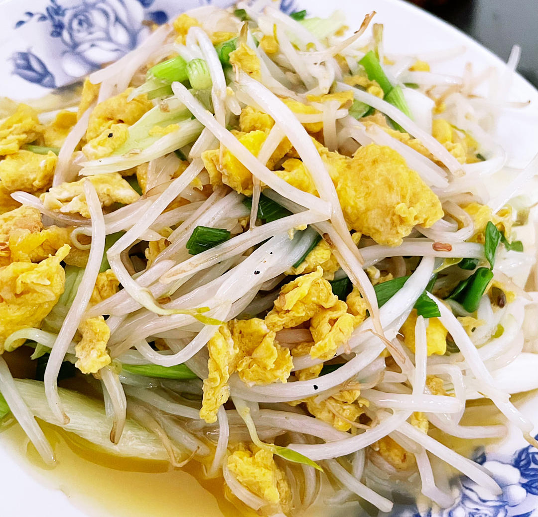 素炒豆芽菜