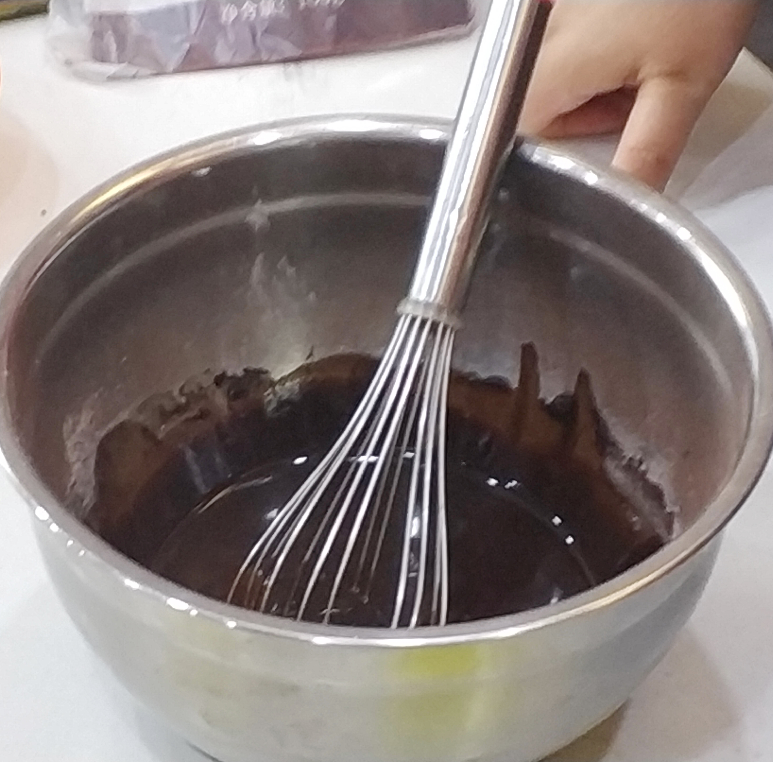 巧克力味古早蛋糕的做法 步骤4