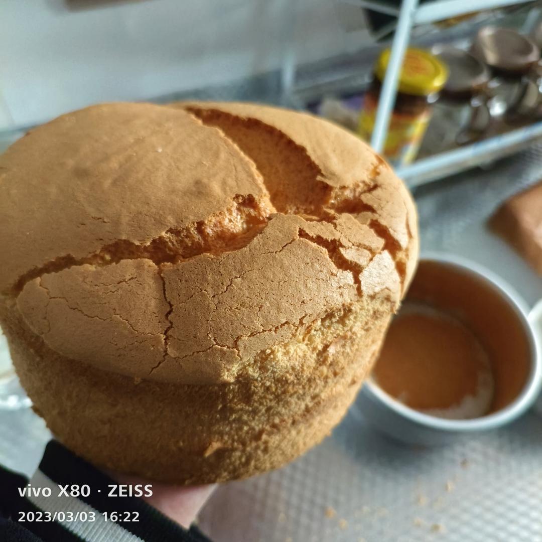 超柔软6寸戚风蛋糕(附8寸配方)零失败 超详细‼️含操作视频