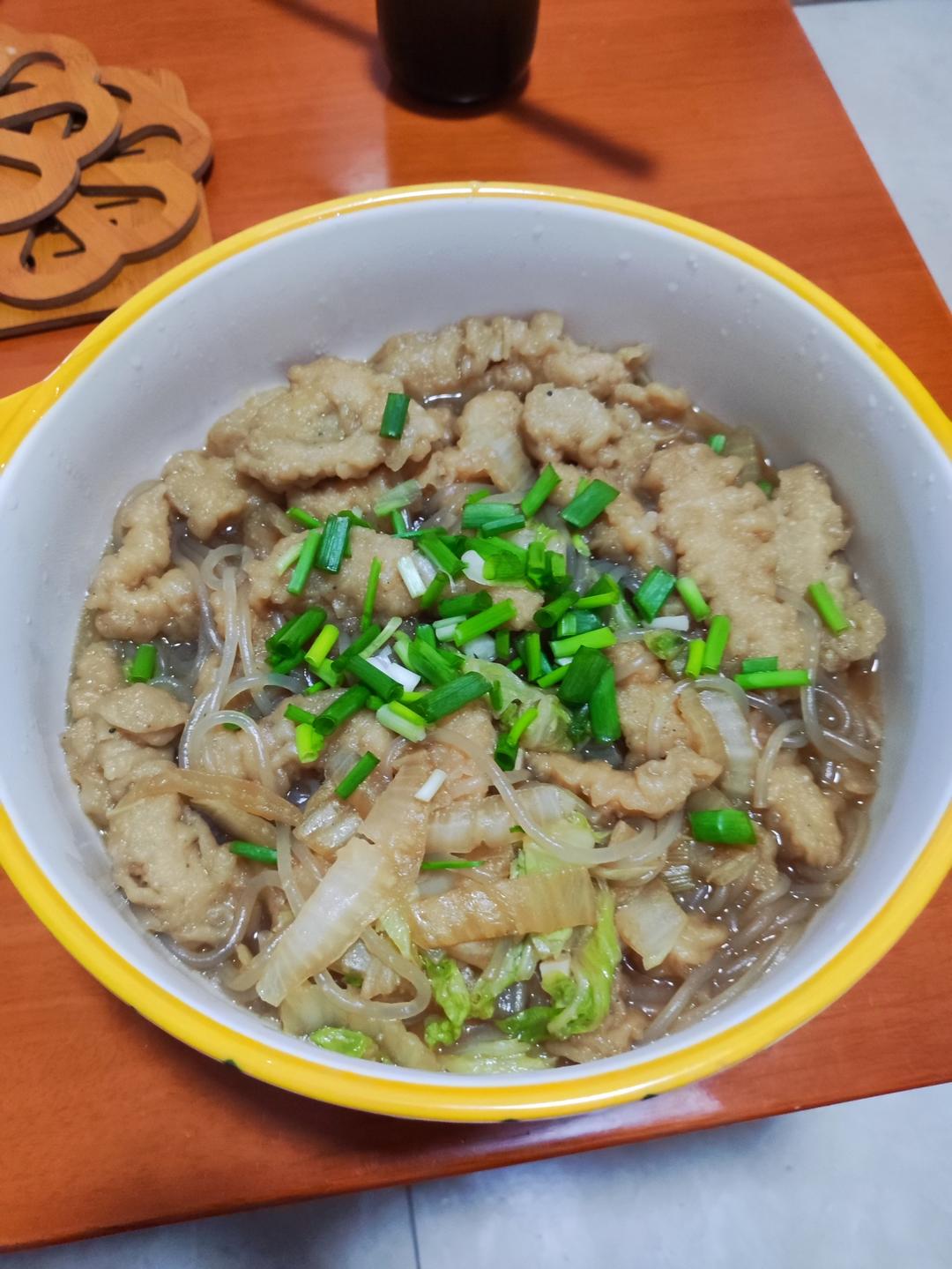下饭🔥酥肉白菜炖粉条🍲