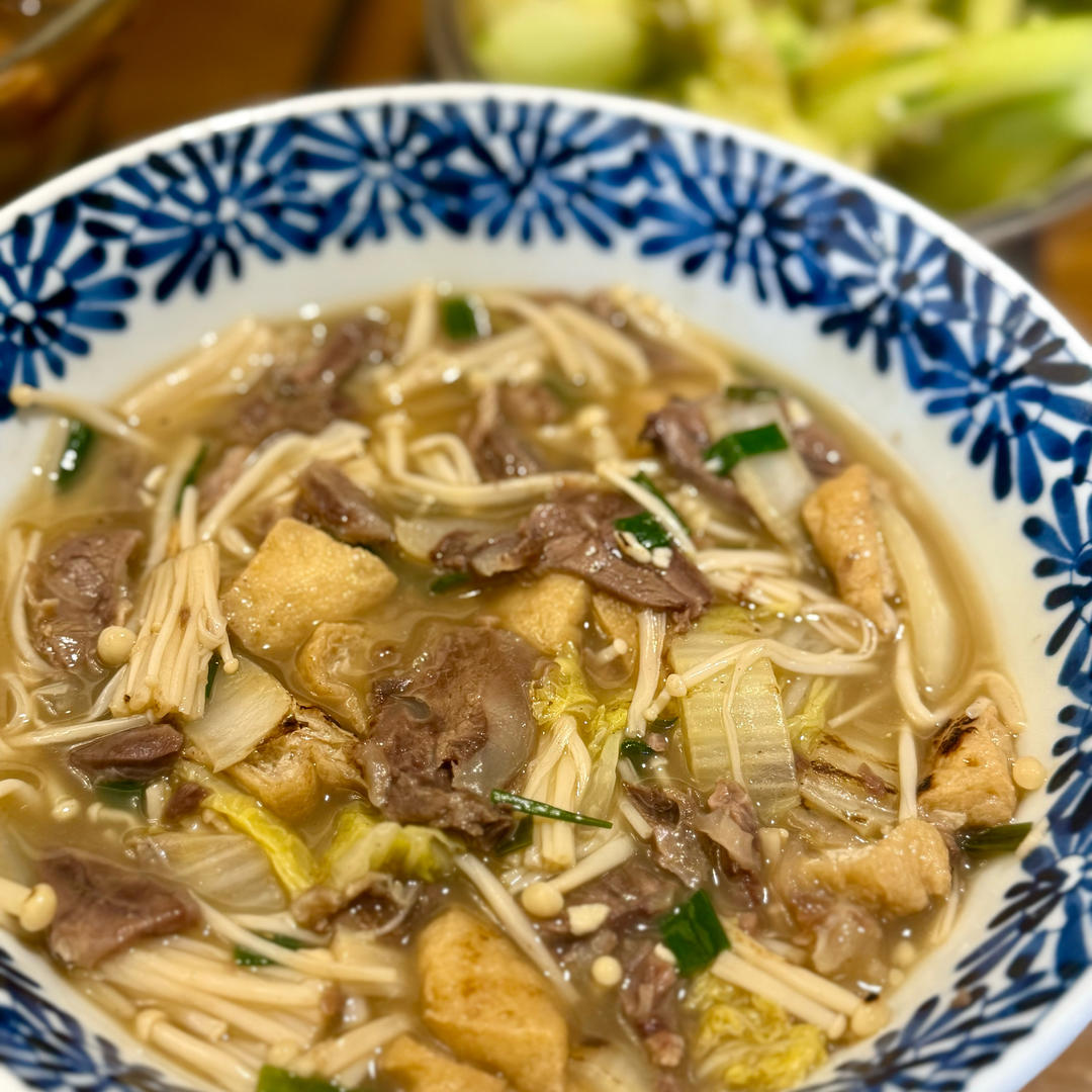 ㊙️砂锅娃娃菜豆泡煲（好吃）