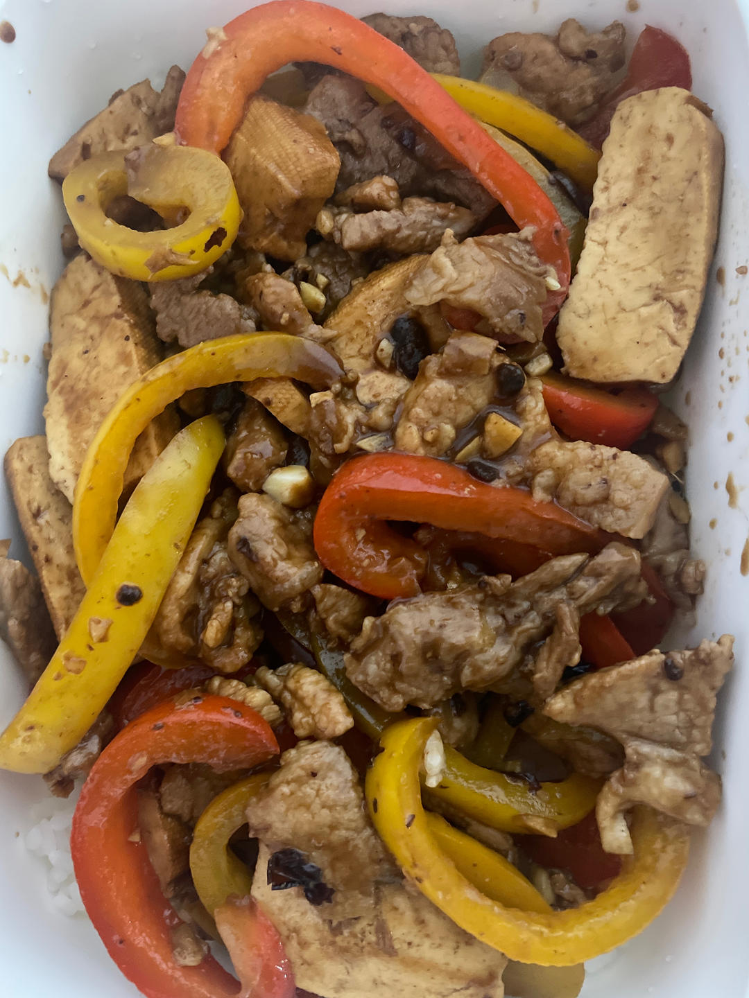 神仙下饭菜～农家小炒肉(青椒肉片土鸡蛋)