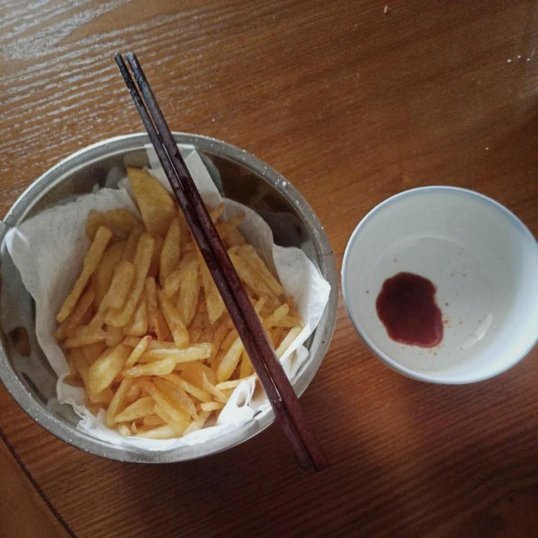 最简单快速无需淀粉无需冷冻炸薯条
