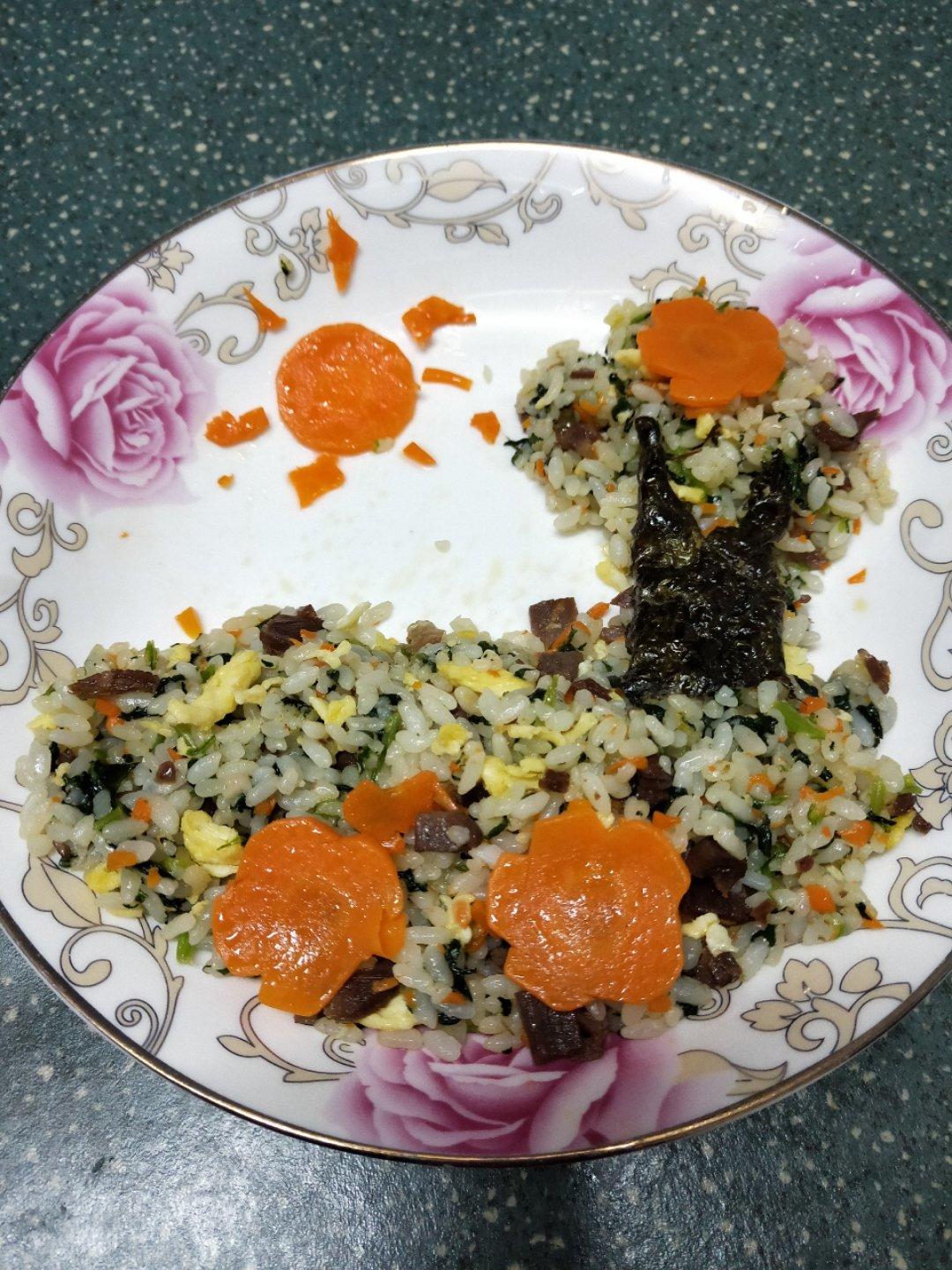 儿童创意炒饭