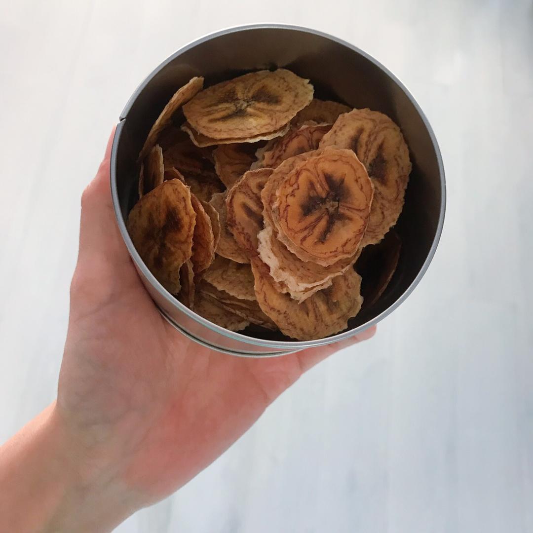 在家轻松制作香蕉片
