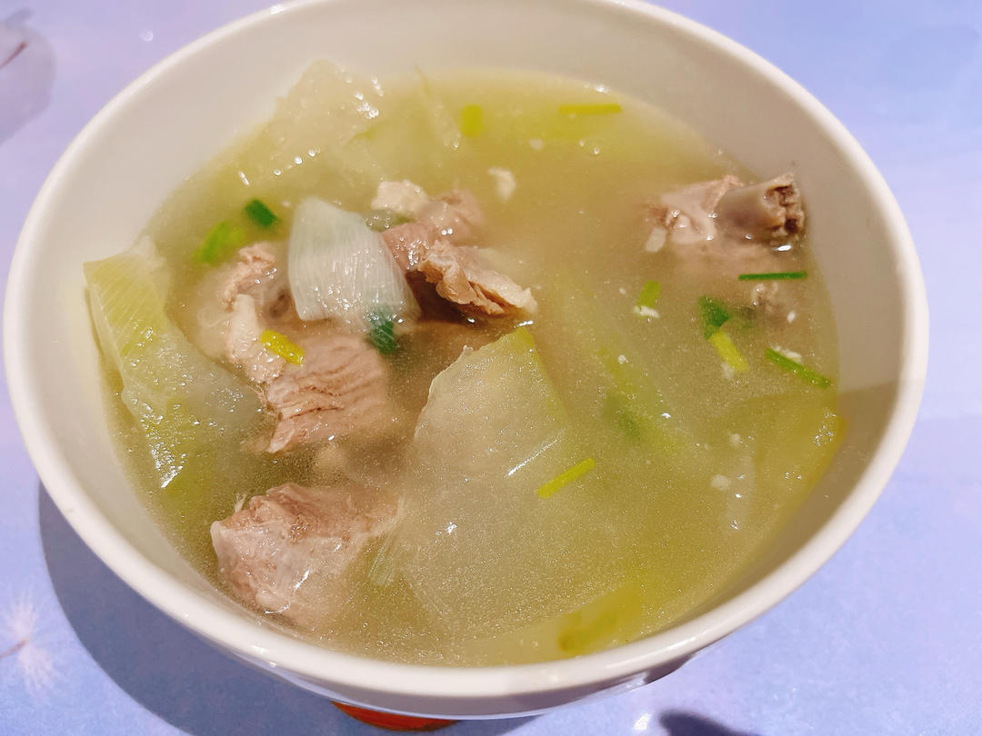 冬瓜排骨汤，夏天的味道