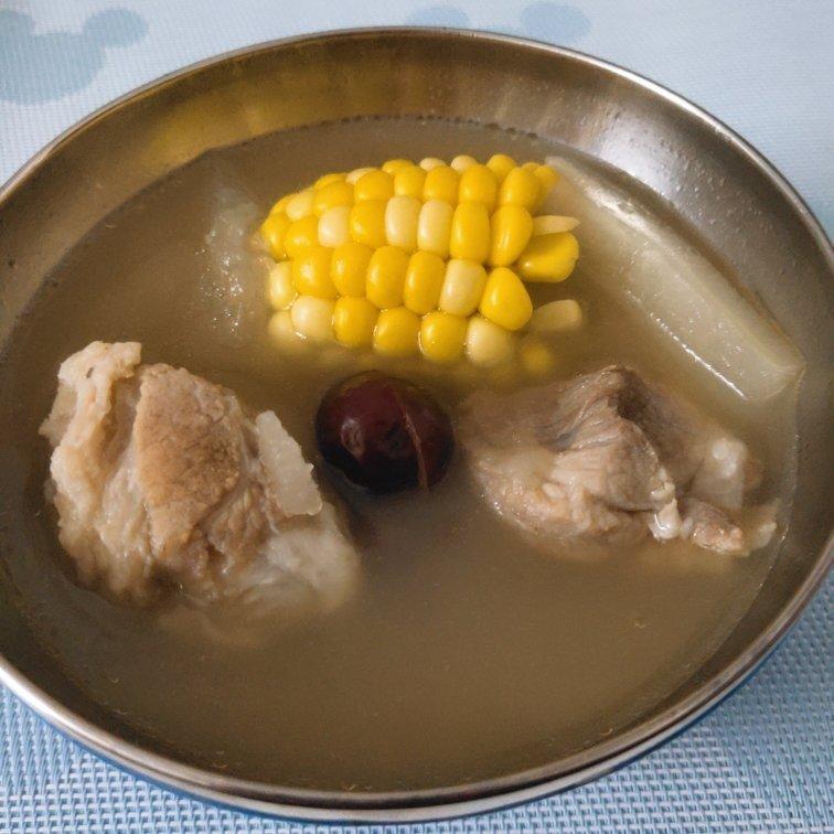 •玉米冬瓜大骨汤