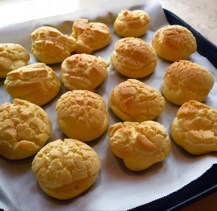 浓郁抹茶酥皮泡芙