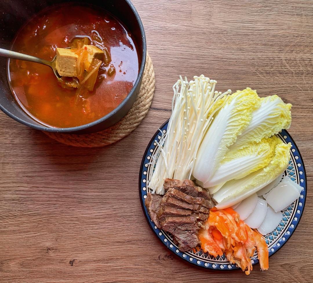 韩国泡菜豆腐汤