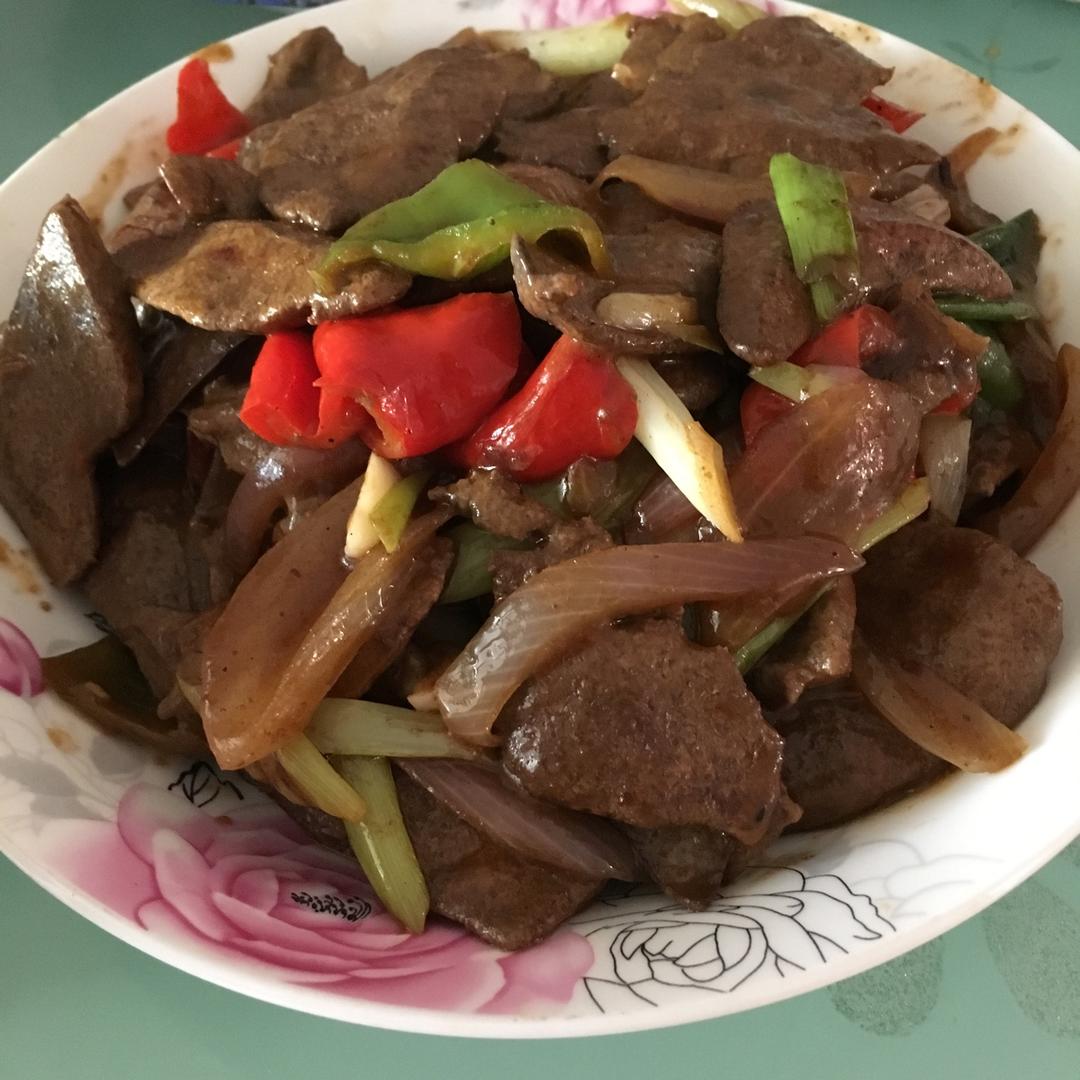 嫩炒猪肝