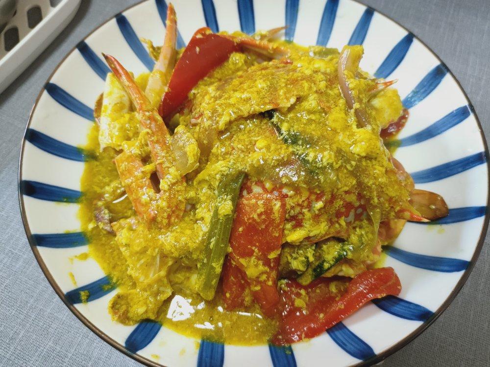 泰式咖喱炒蟹