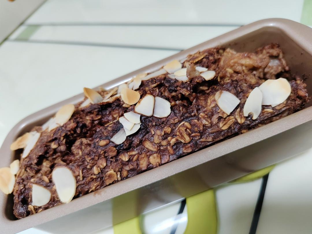 帕梅拉减脂❗️甜品🍰可可燕麦黑巧香蕉磅蛋糕