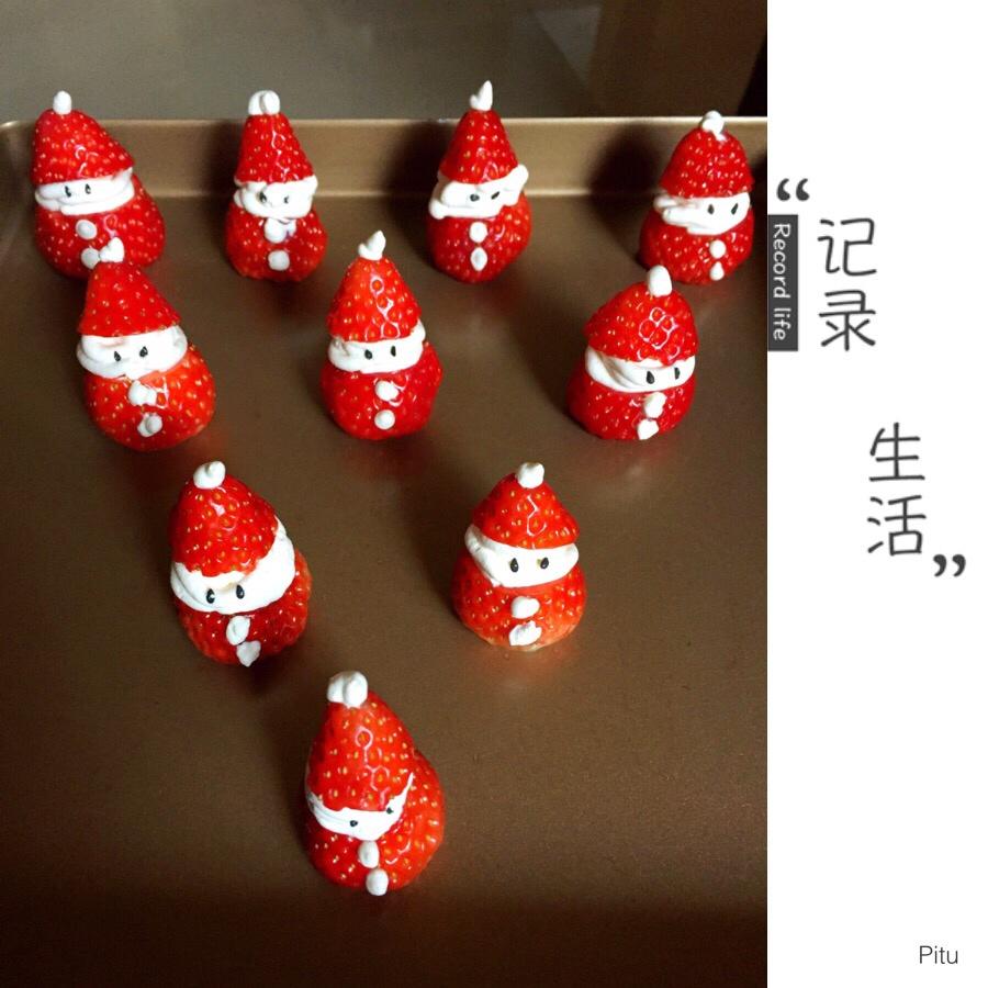 草莓圣诞老人、圣诞雪人