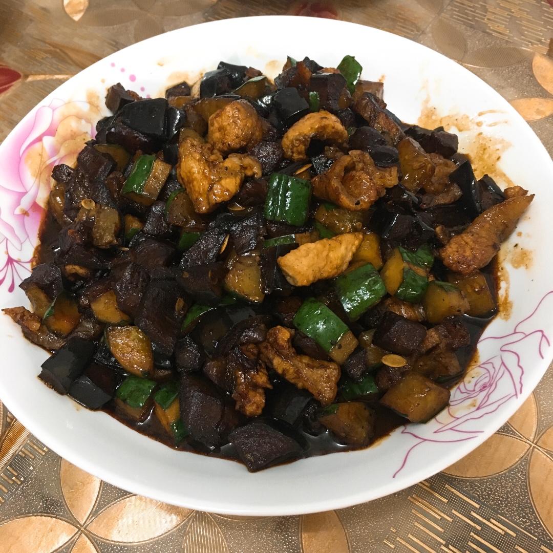茄子炒黄瓜