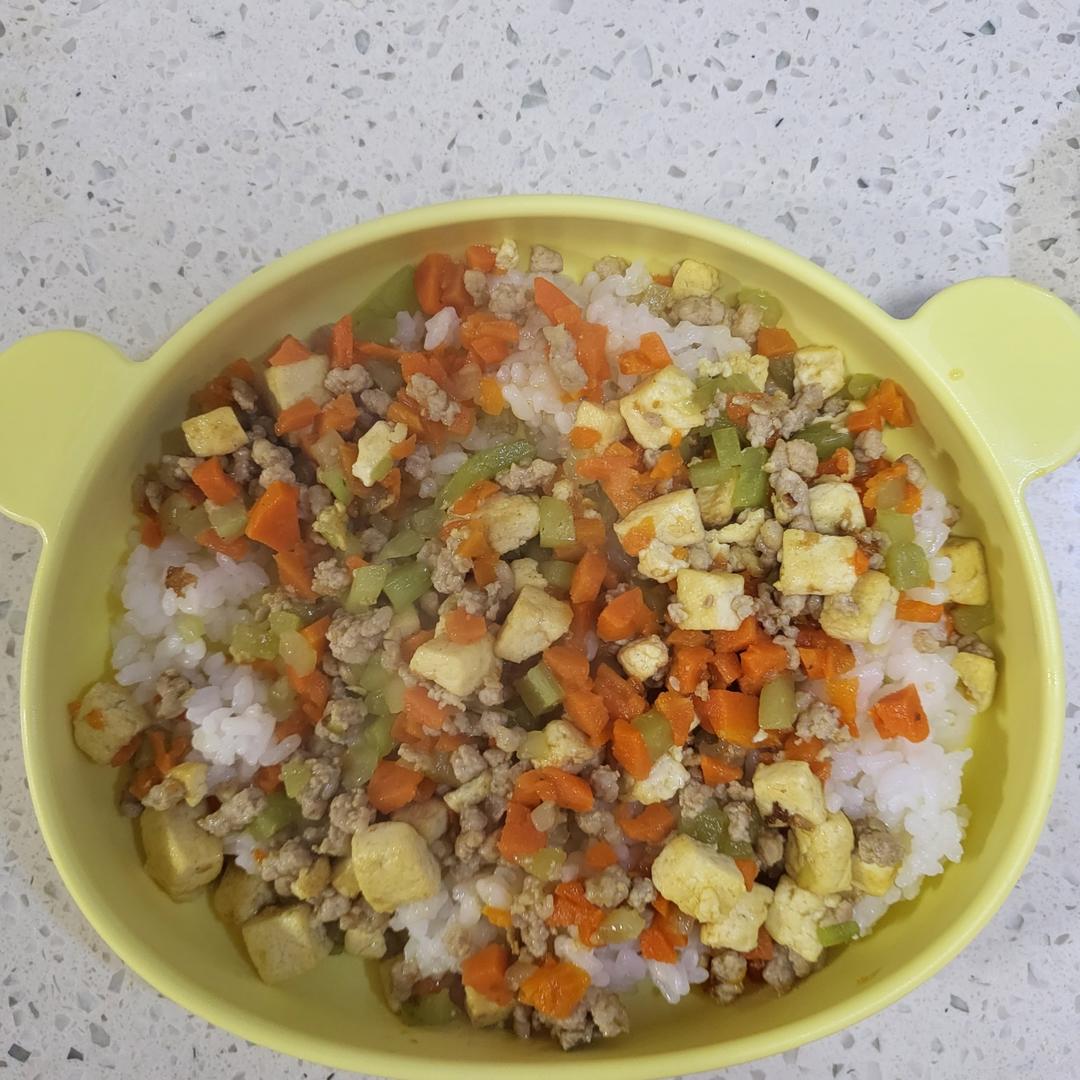 时蔬豆腐饭 宝宝辅食食谱