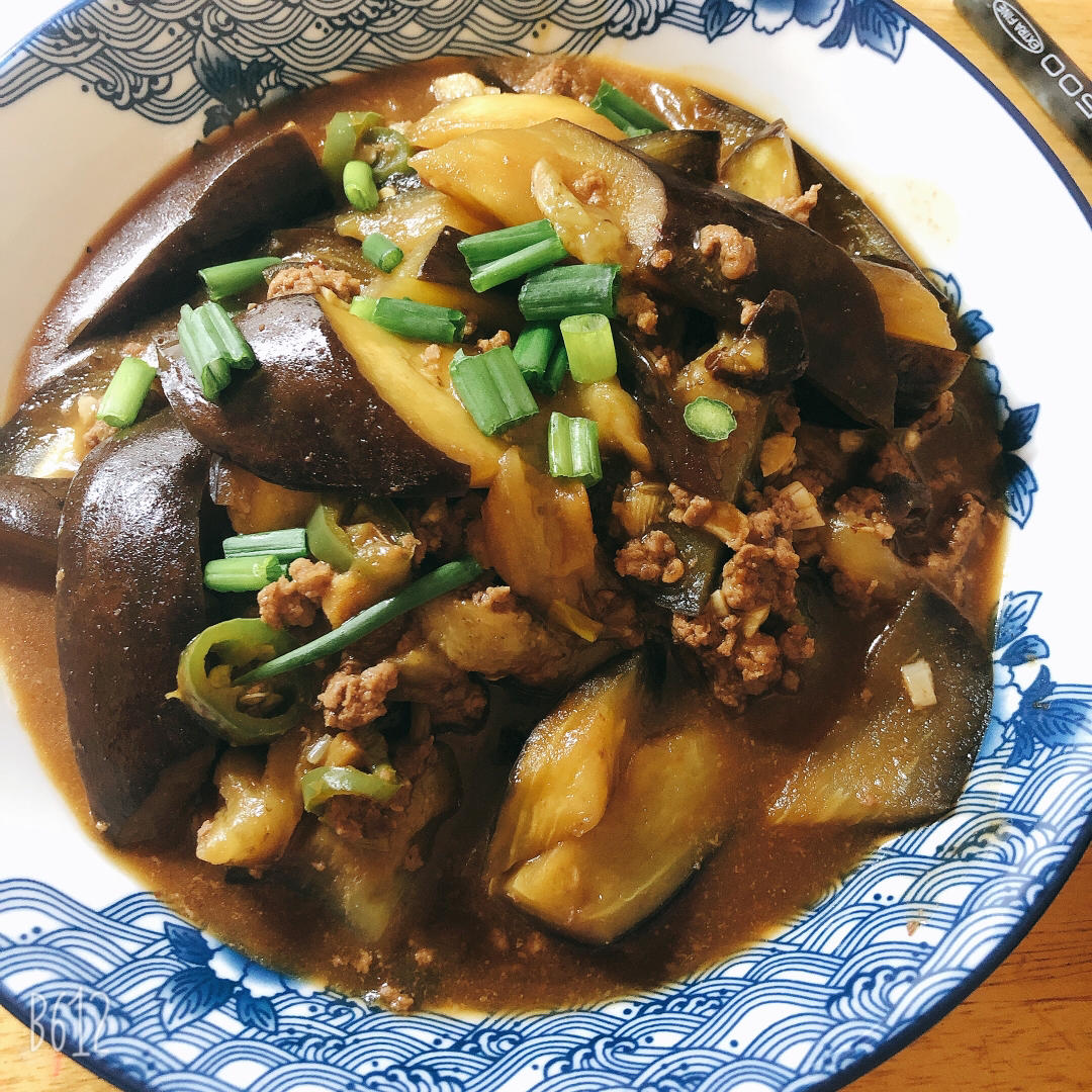 红烧肉沫茄子