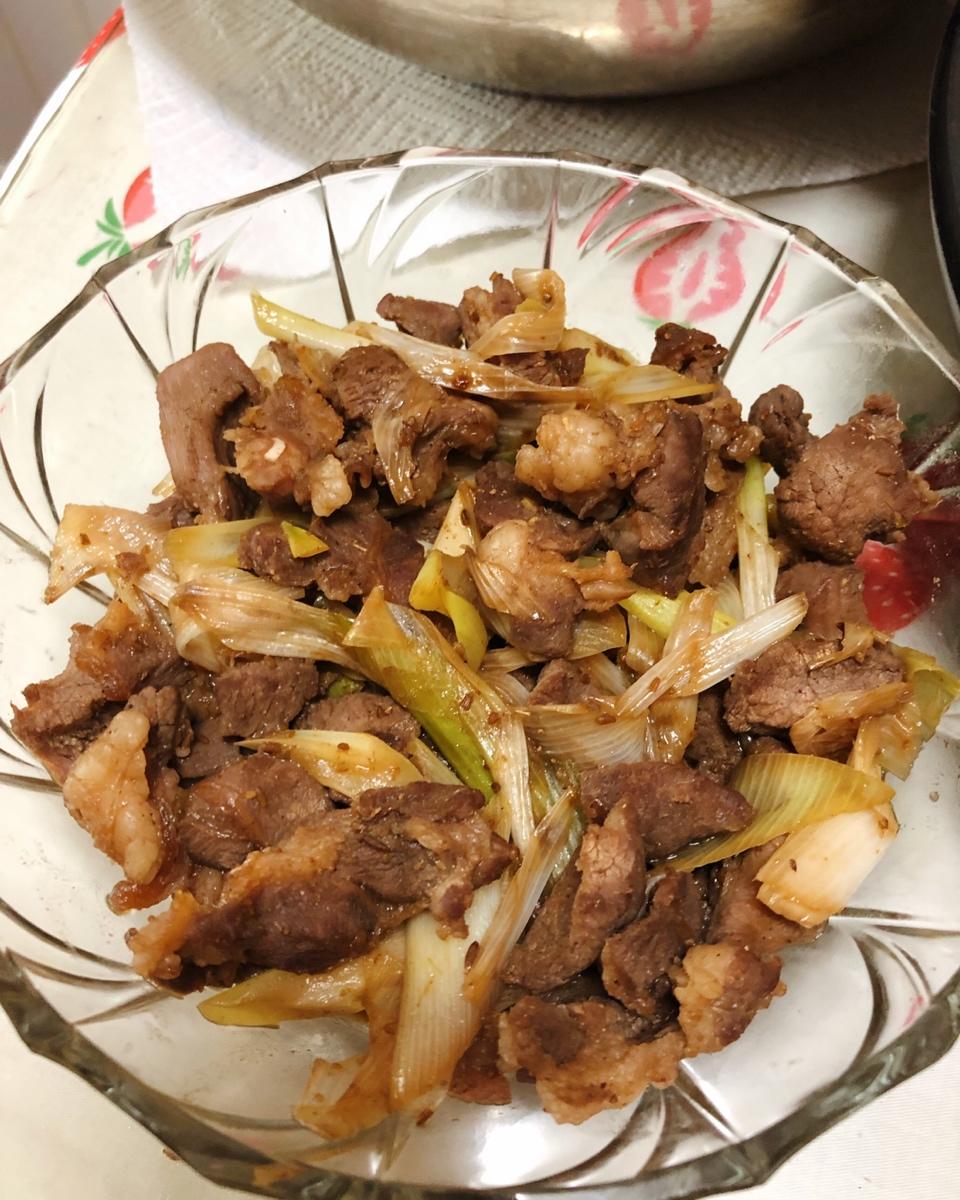 葱爆羊肉