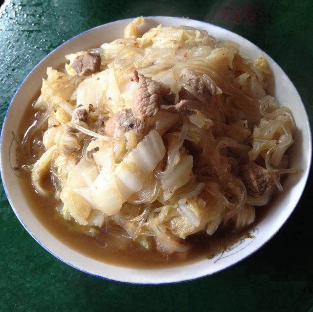 猪肉白菜炖粉条