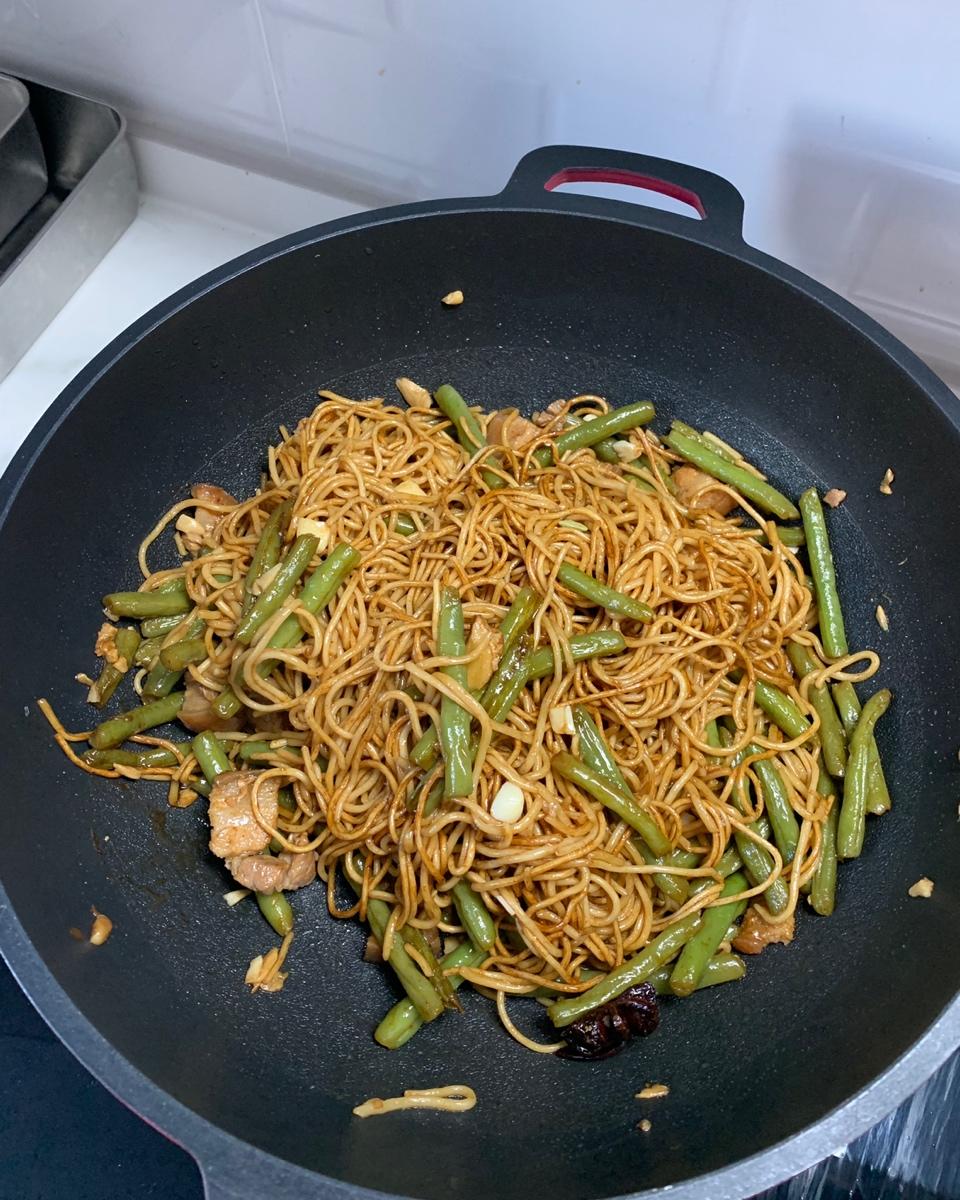 地道老北京扁豆焖面 豆角焖面 太好吃小心吃撑哦