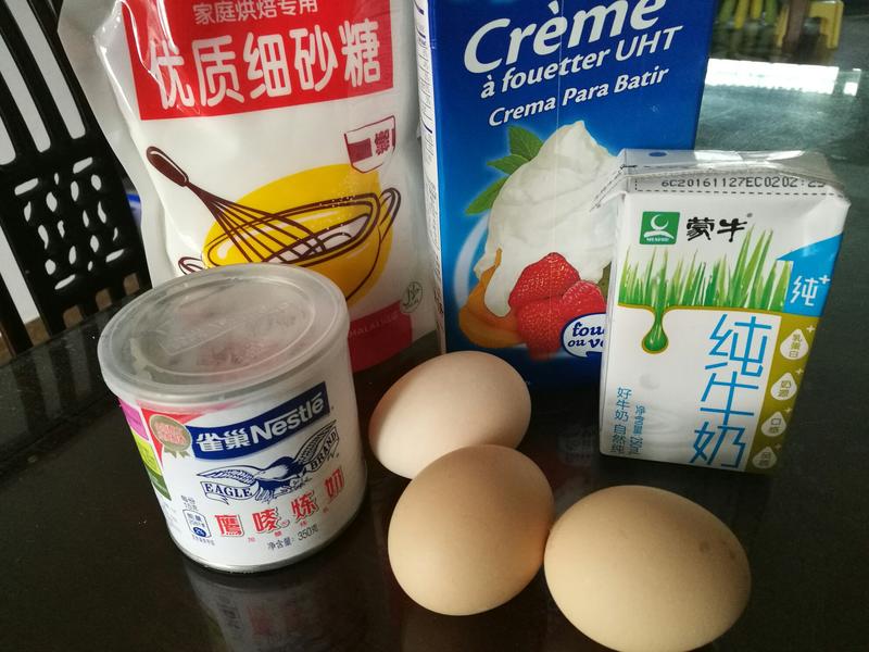纯奶手撕吐司的做法 步骤1