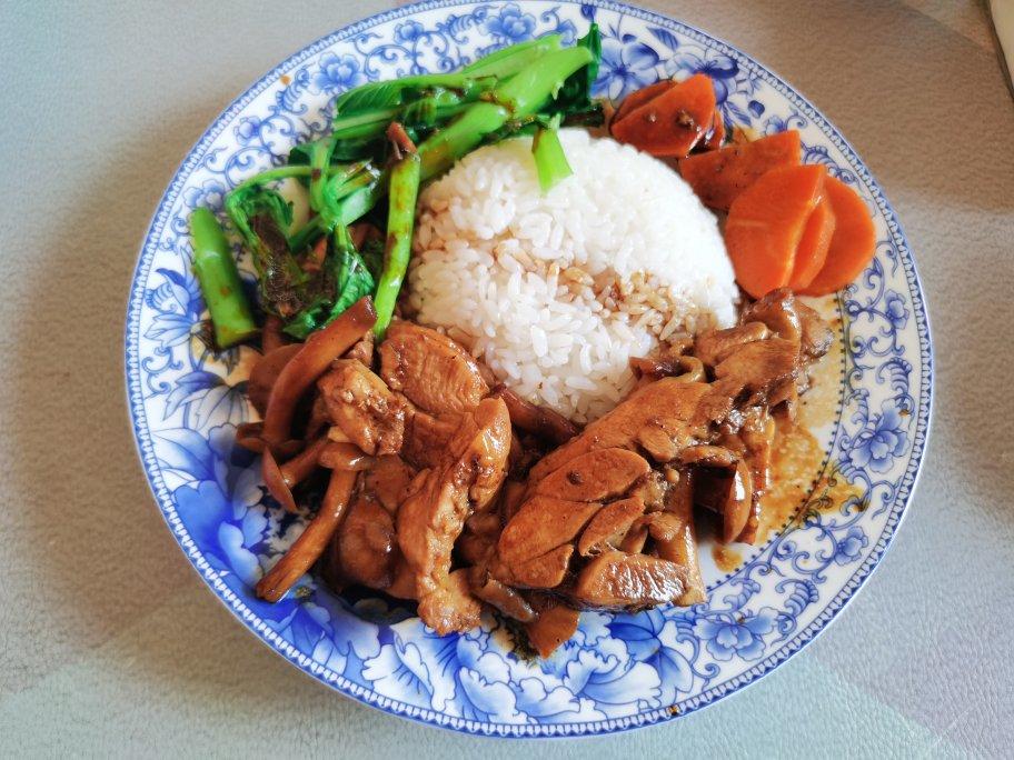 照烧鸡腿饭