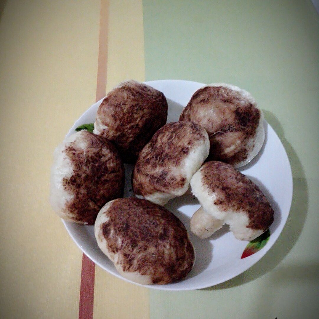 仿真香菇豆沙包