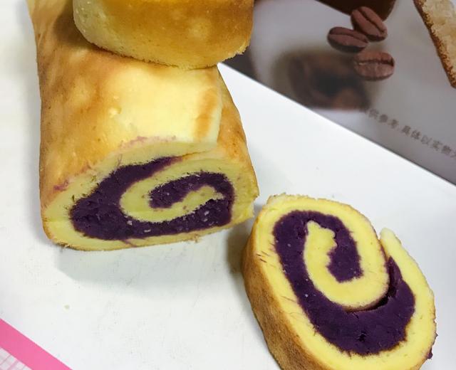 电饼铛烤低脂低卡紫薯蛋糕的做法