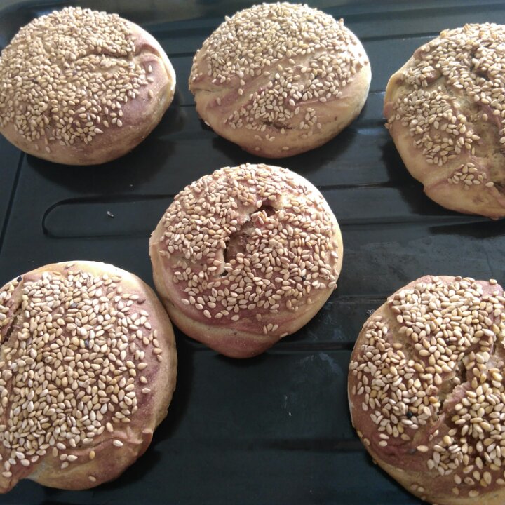 teamo233做的烤箱版麻酱烧饼