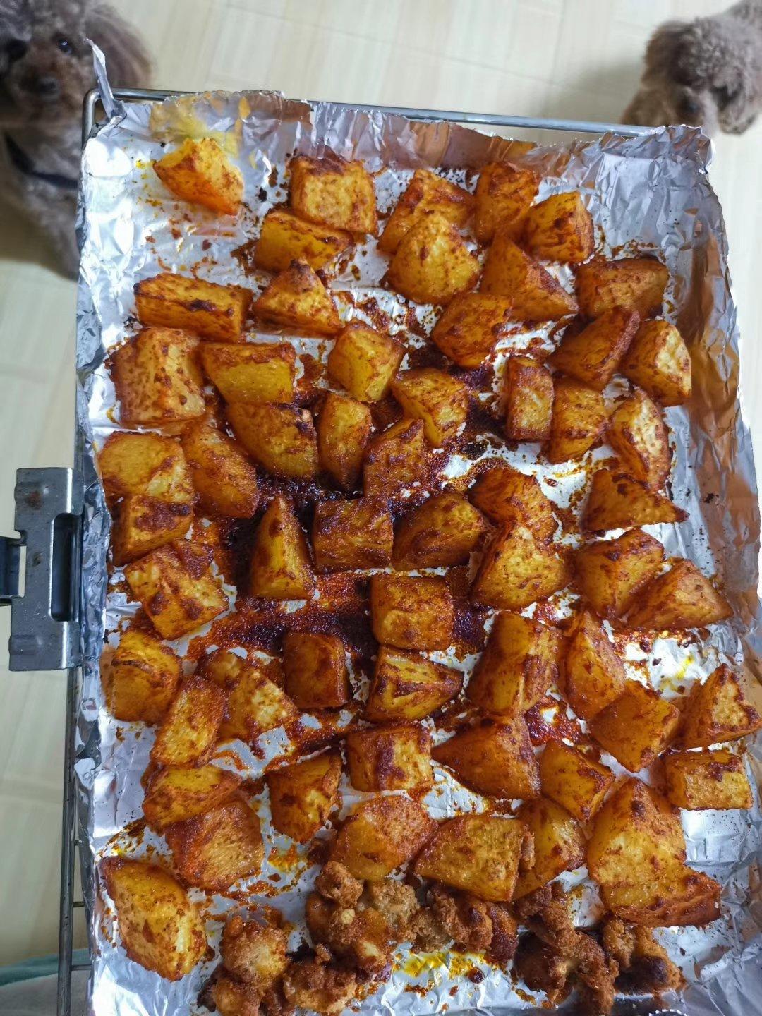 烤箱烤土豆块
