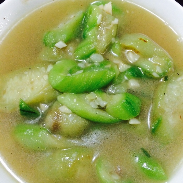 月之芸海做的清爽丝瓜汤