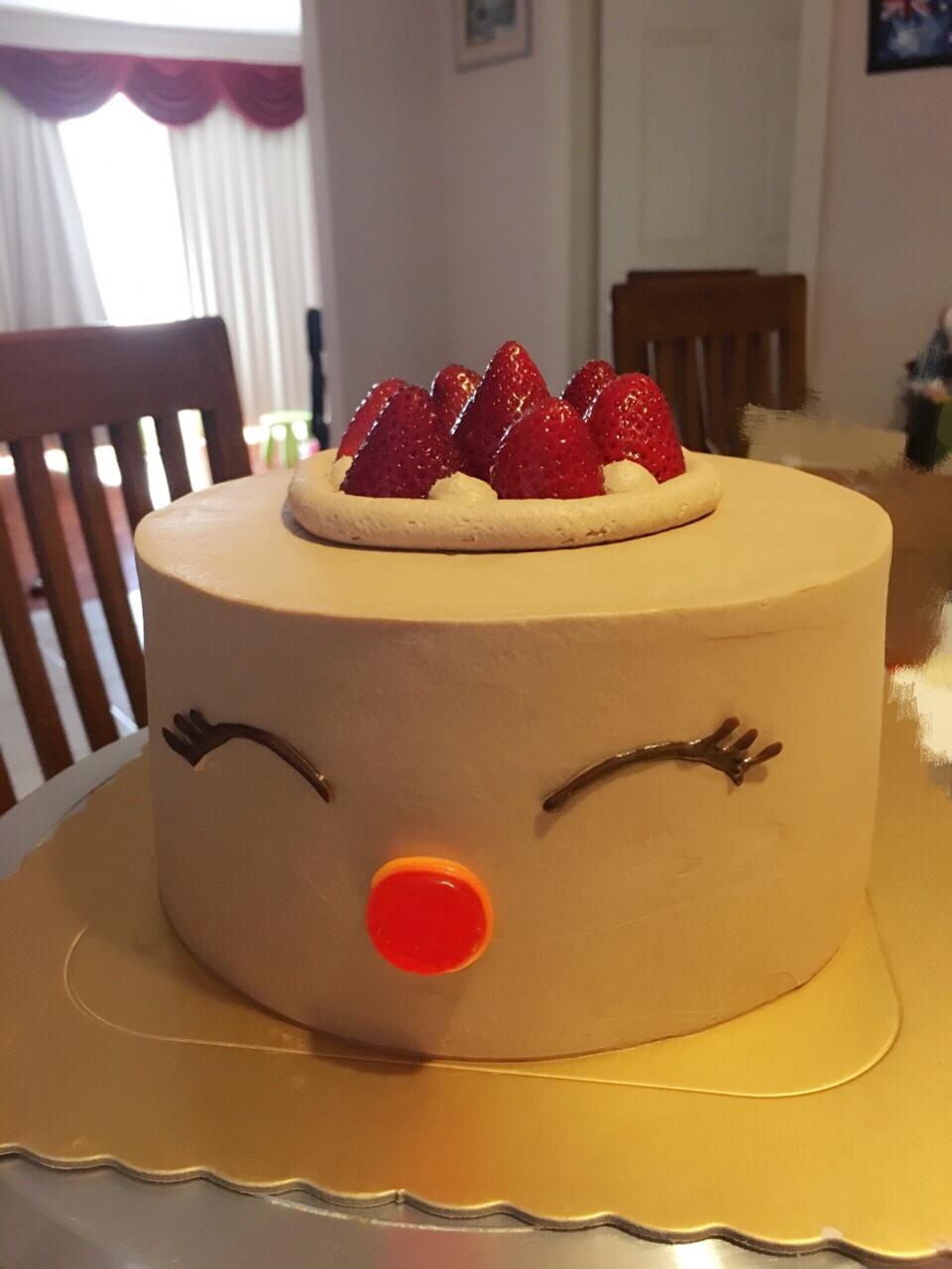 圣誕小鹿蛋糕的做法 步驟4