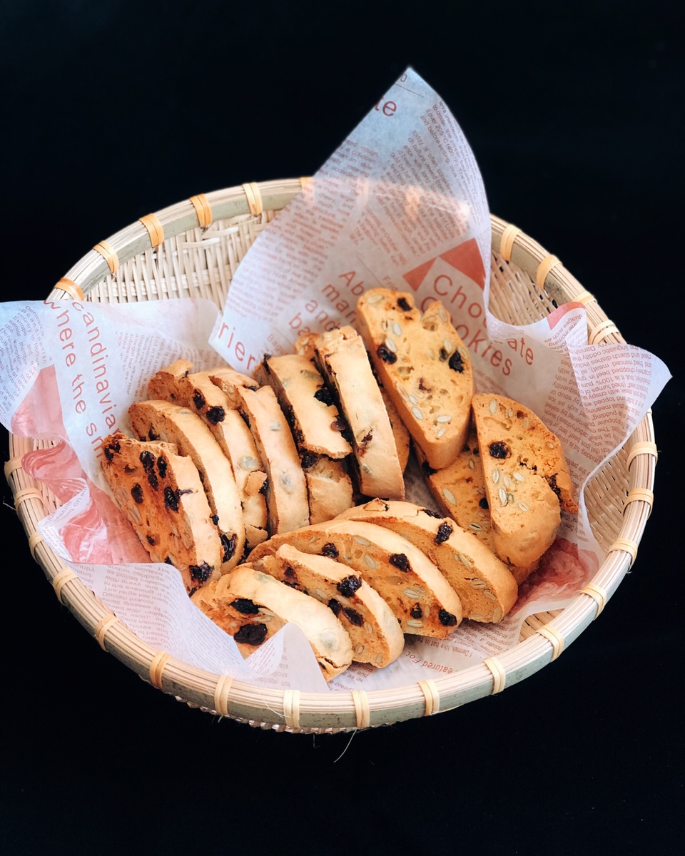 葡萄干坚果意式脆饼Biscotti——美国加州葡萄干