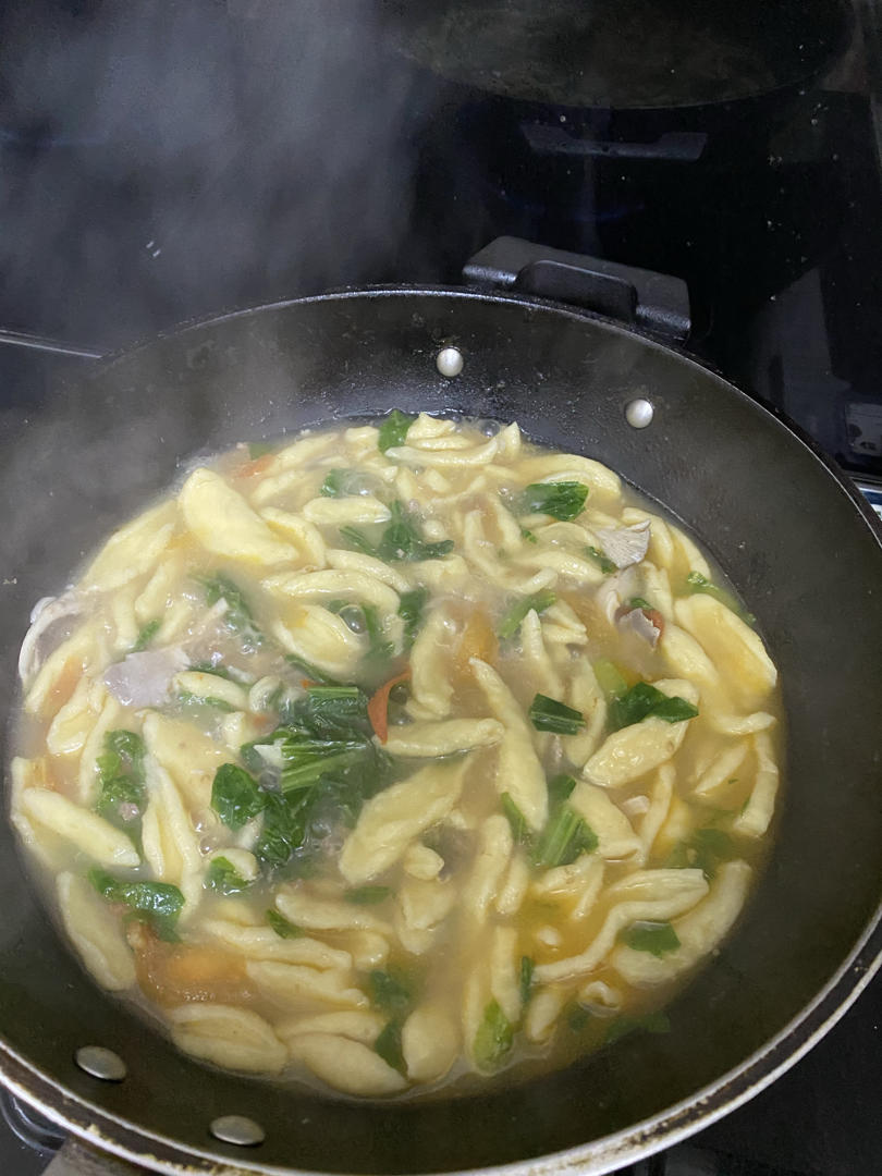百吃不厌的面疙瘩汤