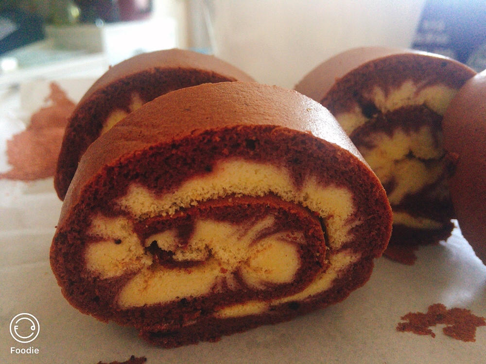 可可旋风蛋糕卷（视频）