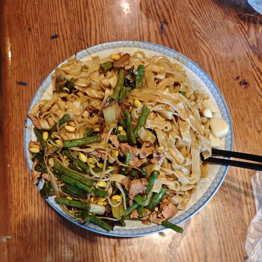 地道老北京扁豆焖面 豆角焖面 太好吃小心吃撑哦