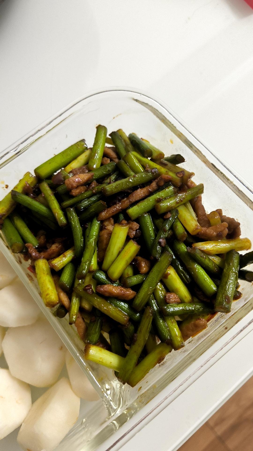 蒜薹炒肉丝